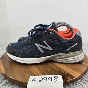 New Balance 990v4 Navy Casual Lifestyle Daily Sneakers Womens 8.5 B W990NV4